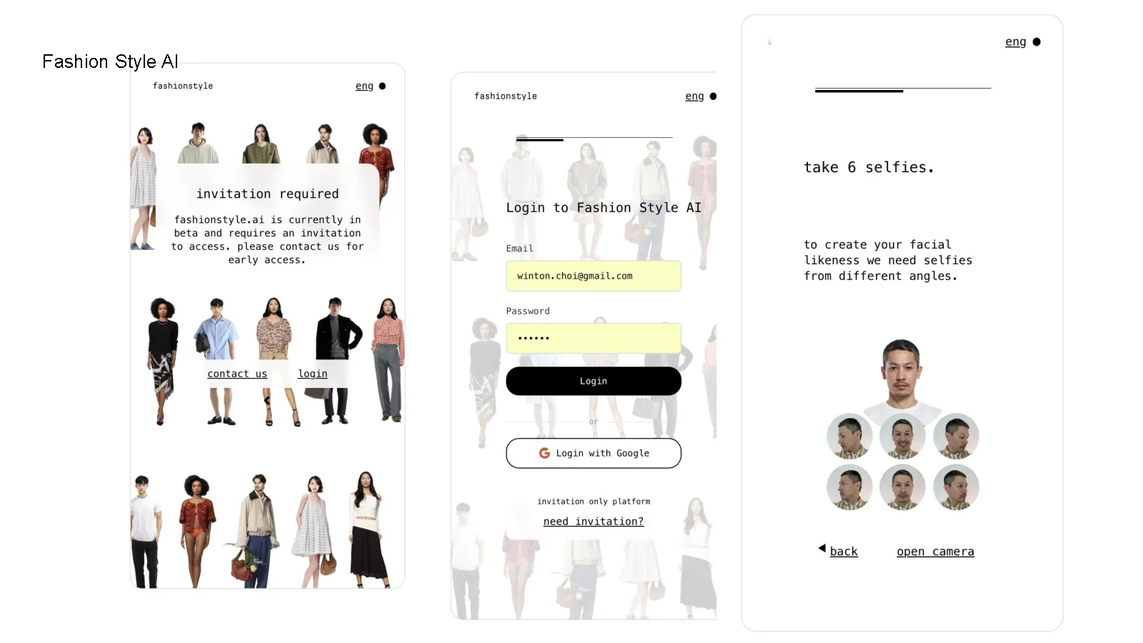 FashionStyle AI — project material