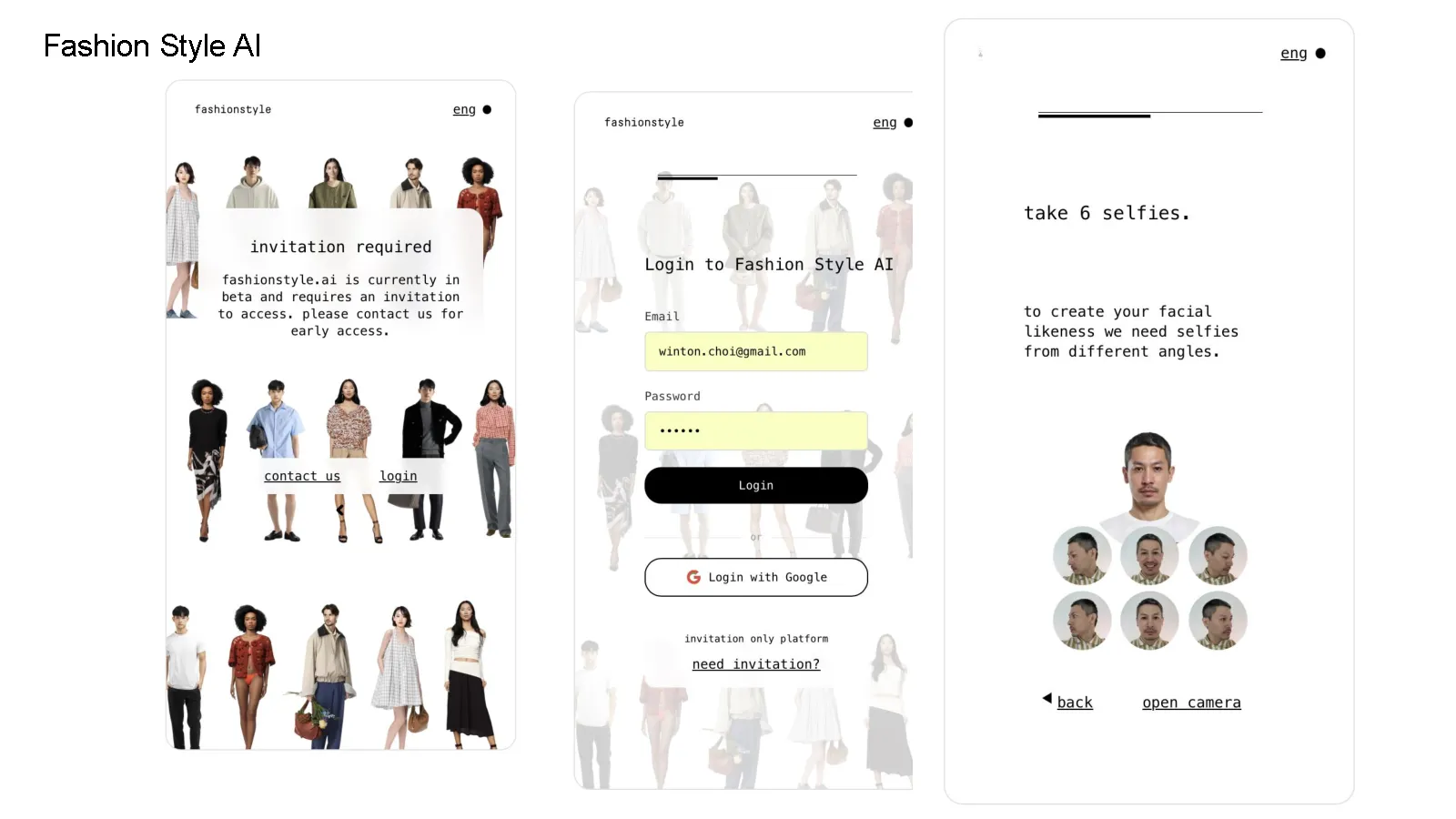 FashionStyle AI — project material