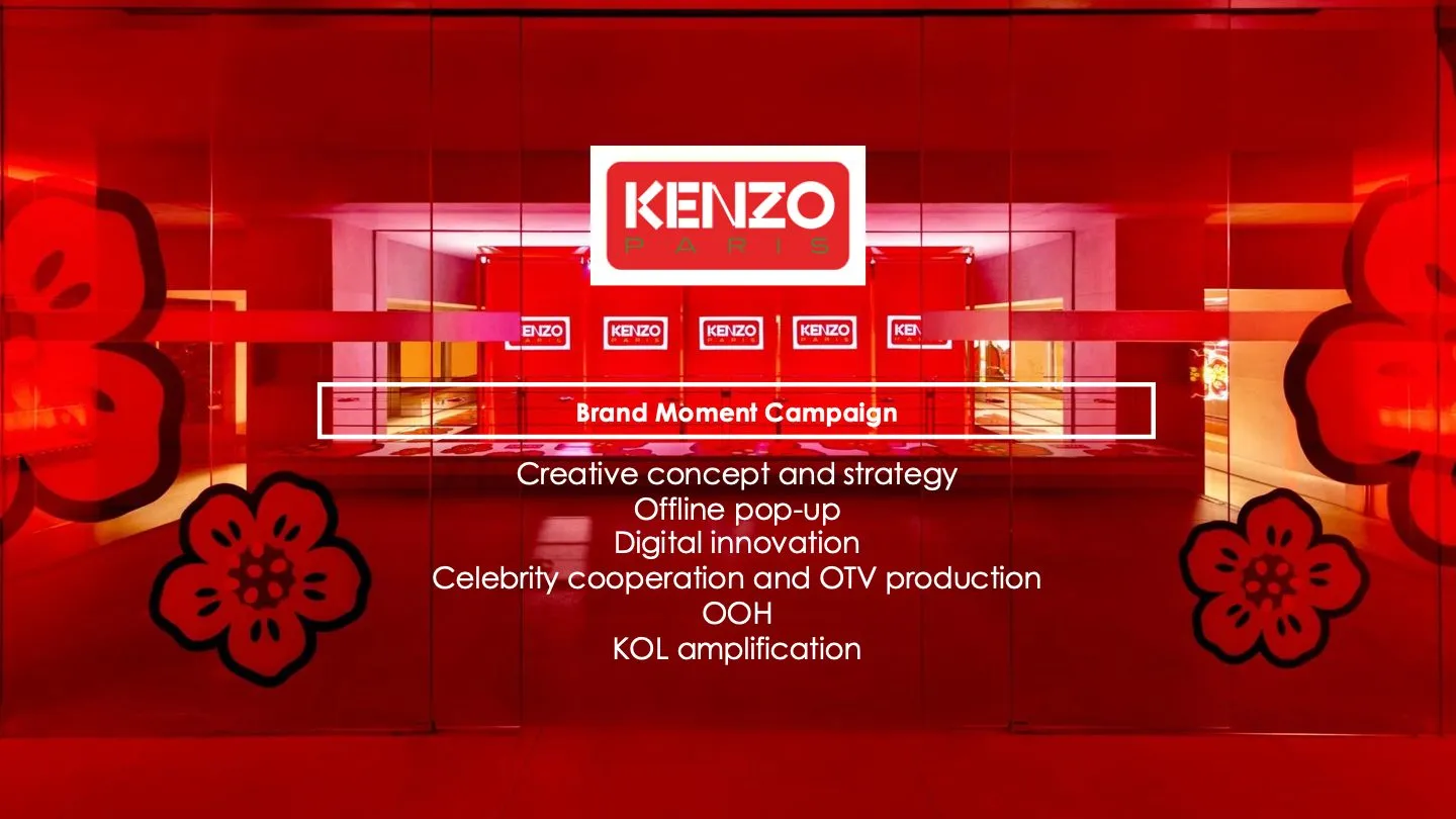 KENZO Brand Moment IMC — project material