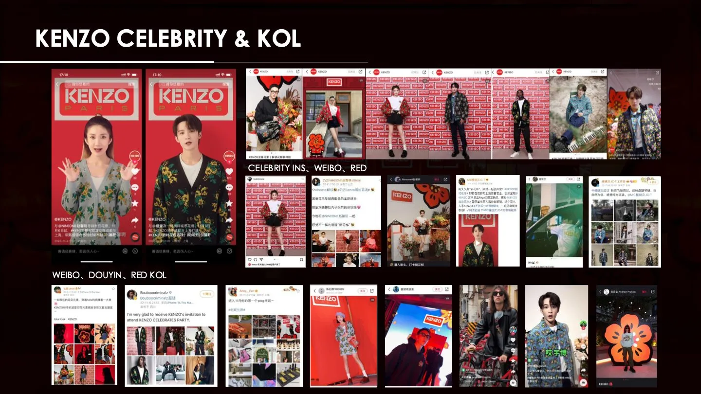 KENZO Brand Moment IMC — project material