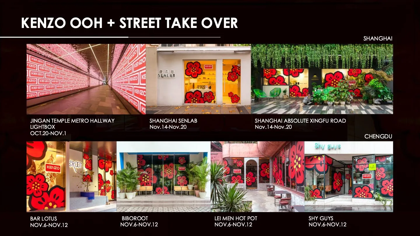 KENZO Brand Moment IMC — project material