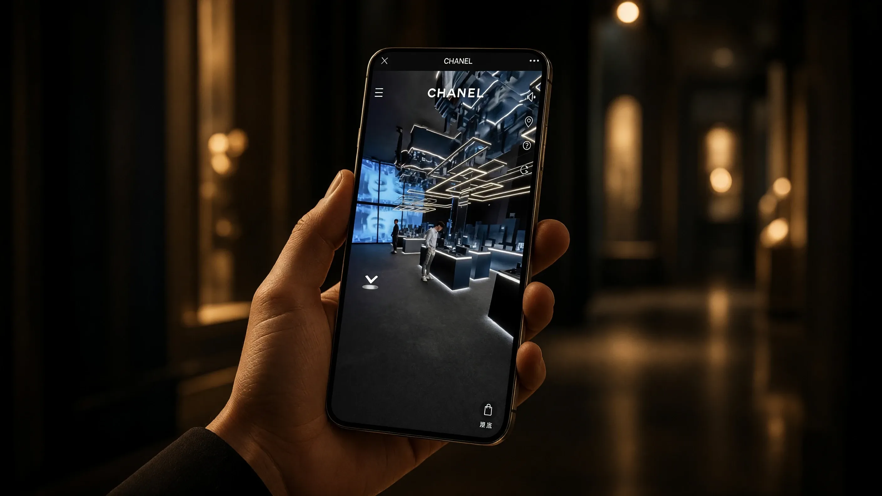 Chanel VR Experience — staged visual